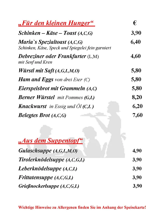 Gasthaus Maria